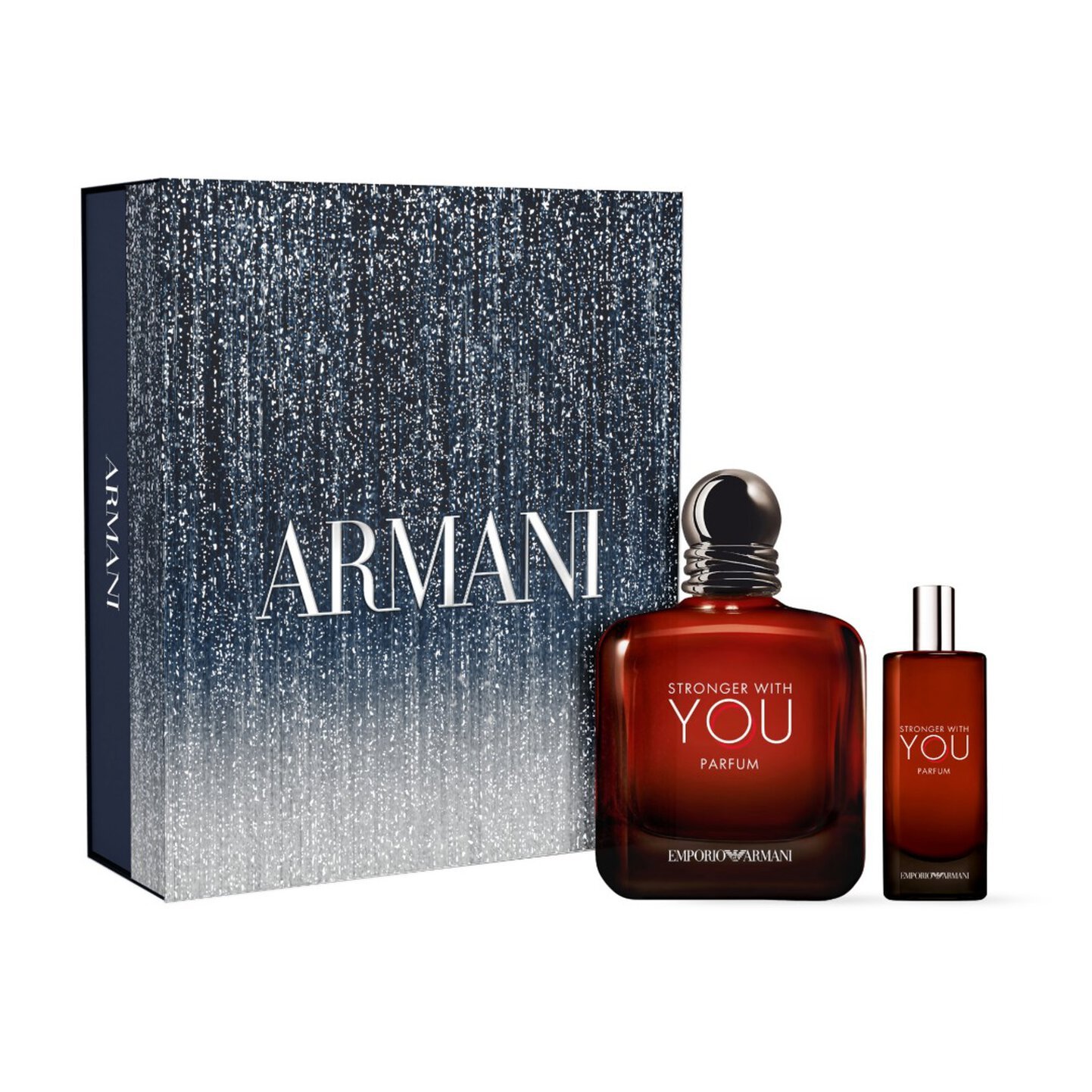 Emporio Armani Stronger With You Parfum 3.4 oz + 15 ml Holiday Box for Men