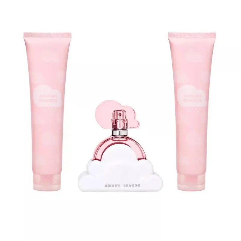 Ariana Grande Cloud Pink Eau de Parfum 3-Piece Gift Set (3.4 oz EDP + 3.4 oz Body Lotion + 3.4 oz Shower Gel)
