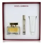 Dolce & Gabbana The One Gift Set 3 Pieces – EDP 2.5 oz + EDT 10 ml + Body Lotion 1.6 oz (Women)