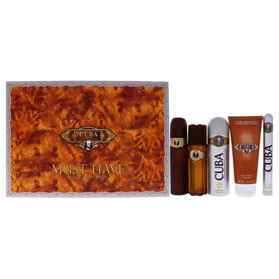 Cuba Gold by Cuba Paris 5 Piece Gift Set for Men