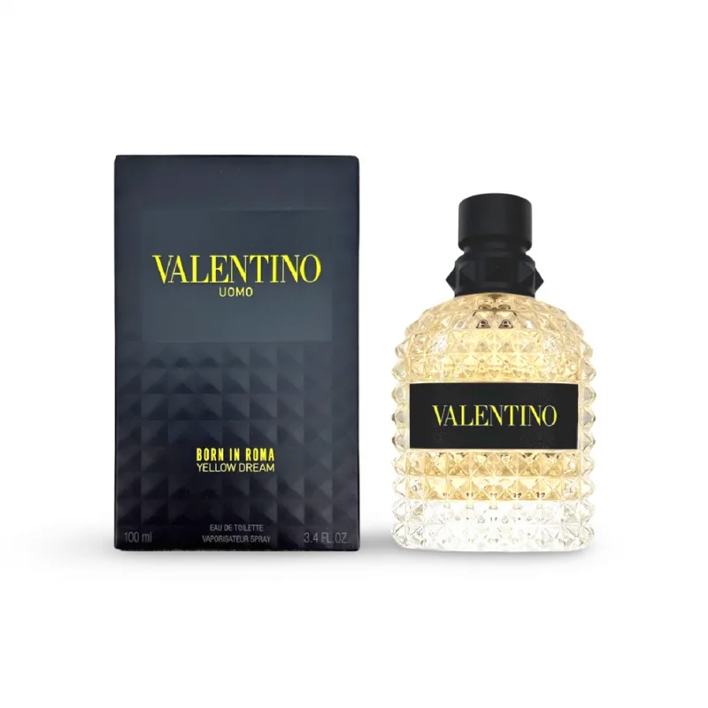 Valentino Uomo Born in Roma Yellow Dream Eau de Toilette 3.4 oz Spray (Men)