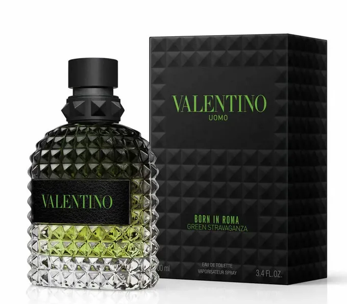 Valentino Uomo Born in Roma Green Stravaganza Eau de Toilette 3.4 oz (Men)