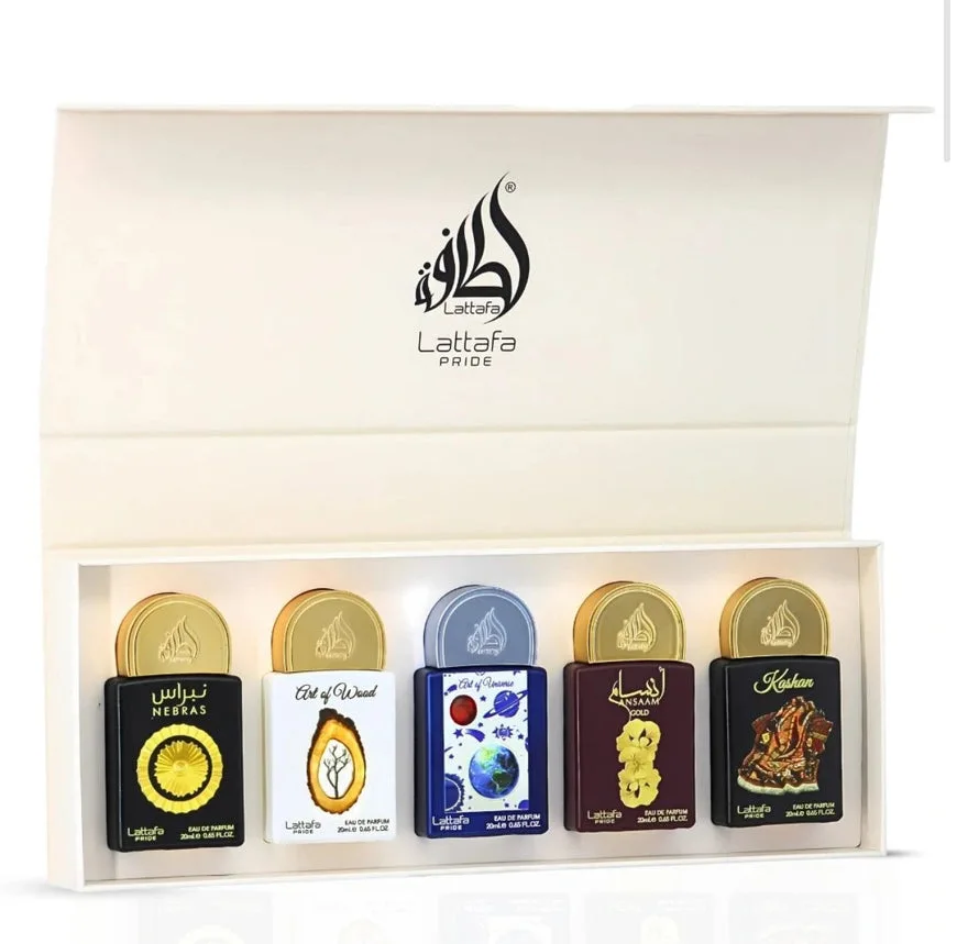 Lattafa Pride 5 Piece Mini Set 5 x 20 ml Eau de Parfum Spray (Unisex)