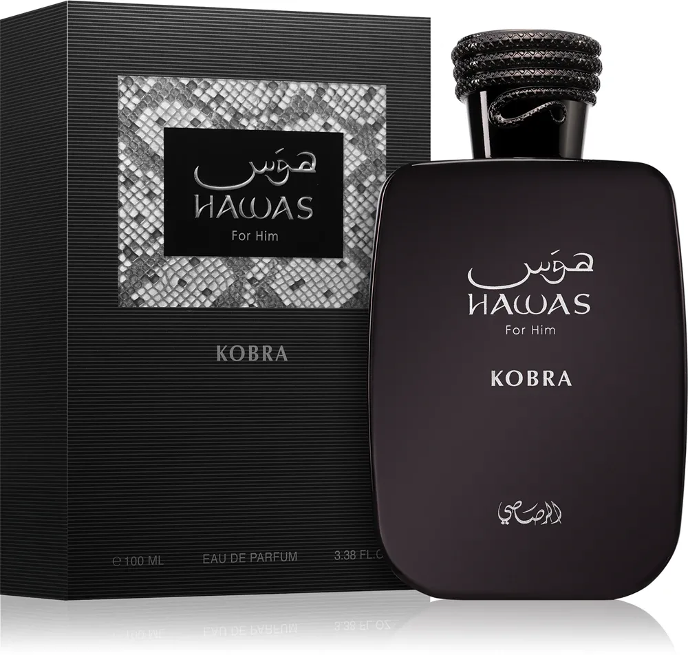 Rasasi Hawas Kobra Eau de Parfum 3.4 oz Spray (Men)