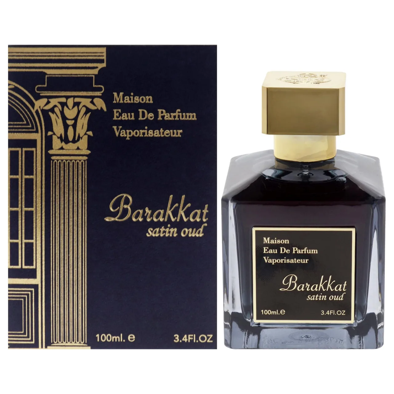 Fragrance World Barakkat Satin Oud Extrait de Parfum Spray 3.4 oz (Men)