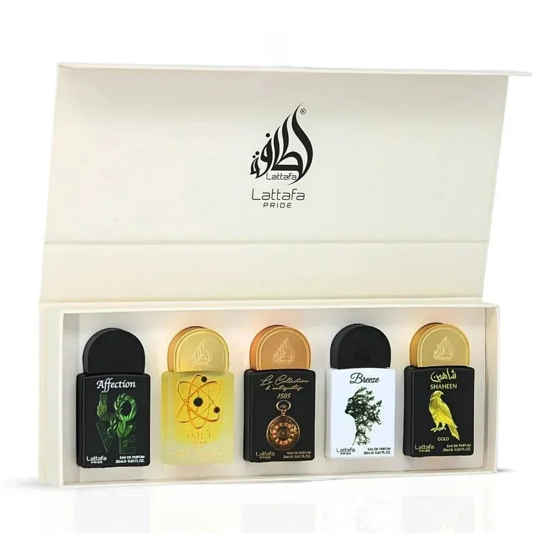 Lattafa Pride Gift Set 5 Pieces 5 x 20 ml Eau de Parfum Spray (Unisex)