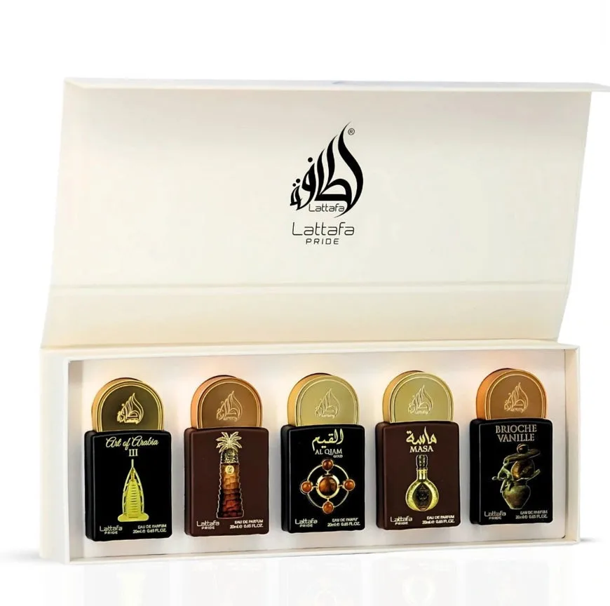Lattafa Pride Gift Set 5 Pieces 5 x 20 ml Eau de Parfum Spray (Unisex)